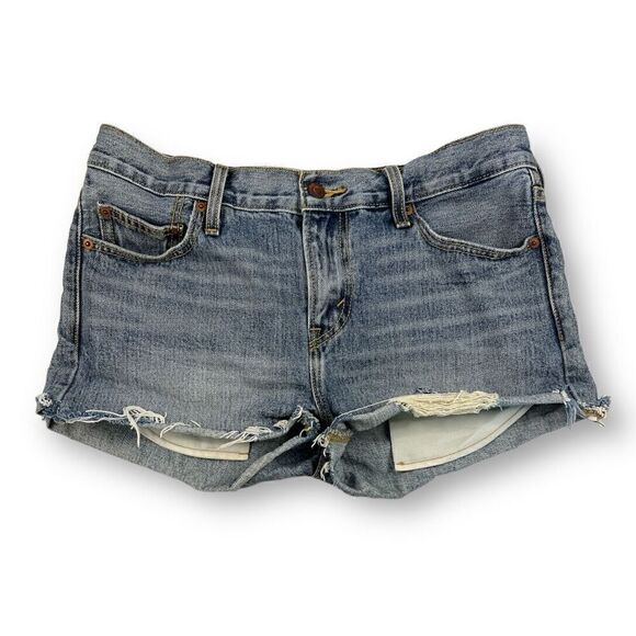 Levi’s Cutoff Jean Shorts Size 28 - Picture 1 of 6